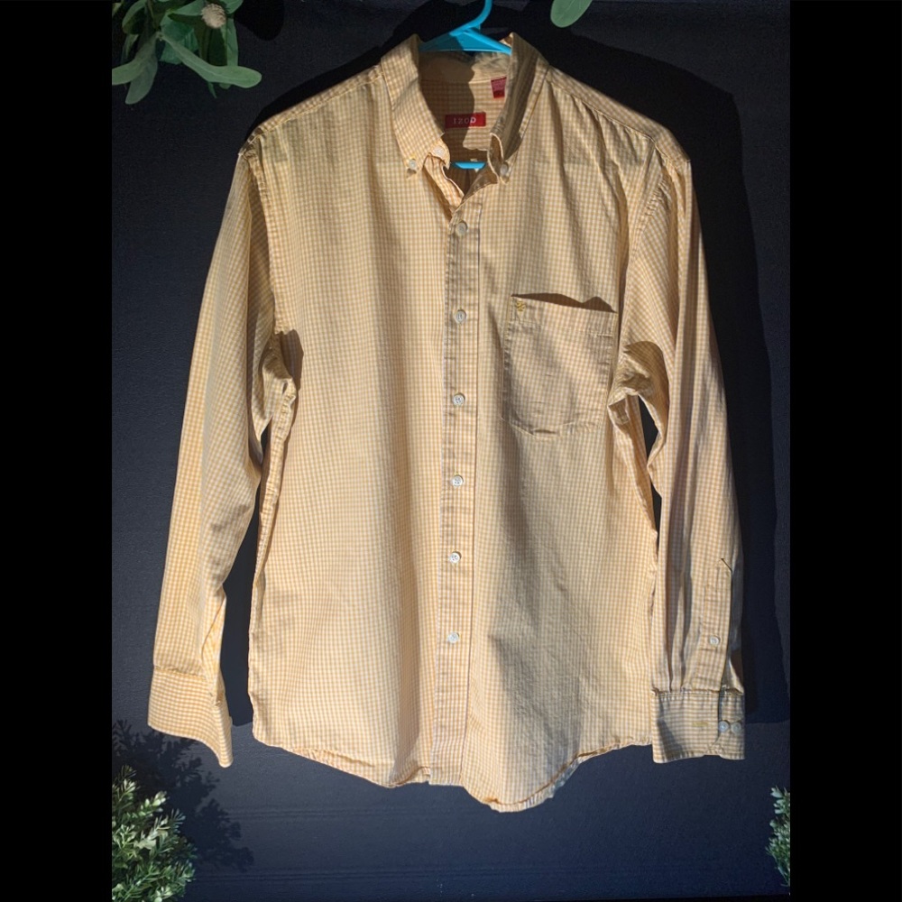 IZOD Plaid Button-Down Long Sleeve Shirt